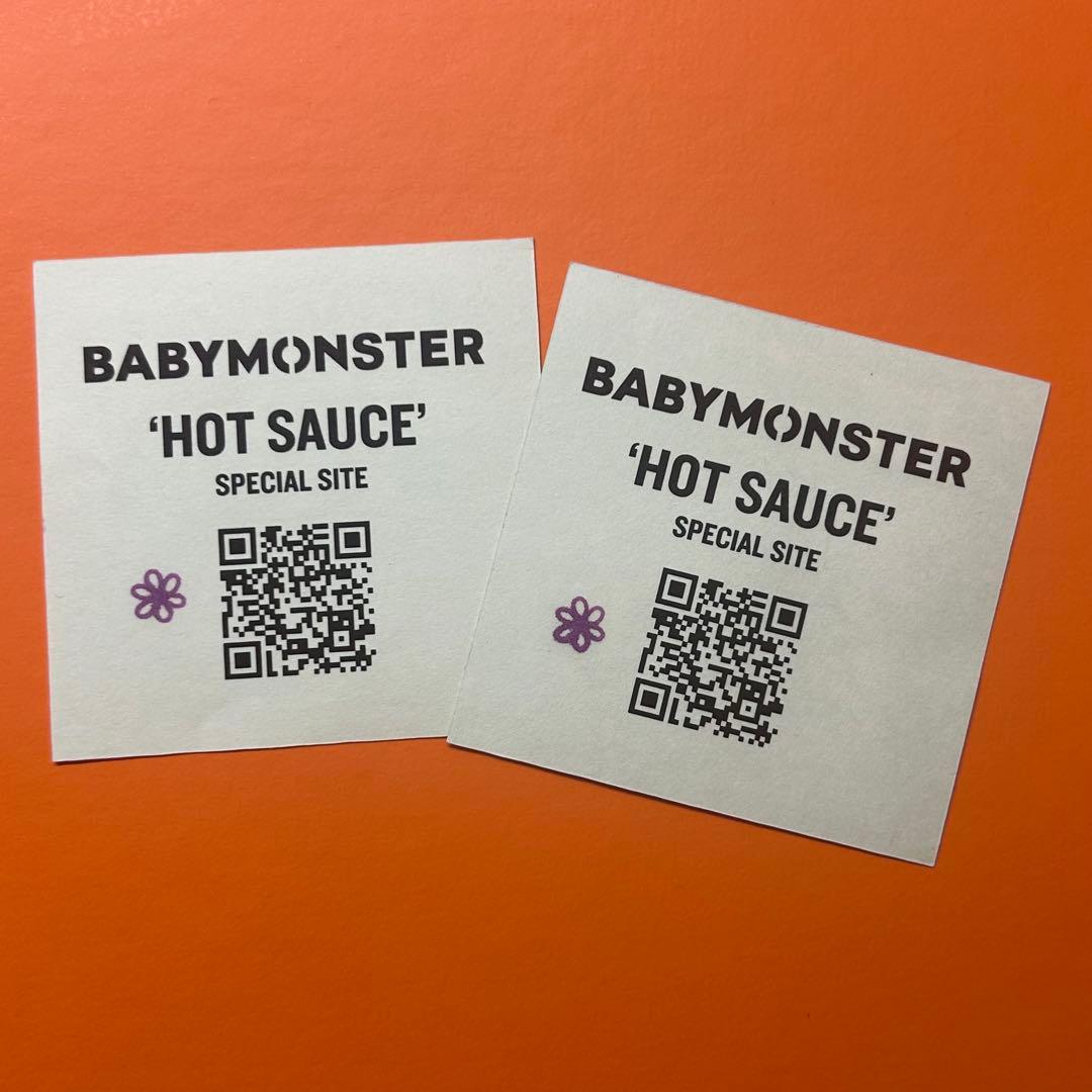 babymonster トレカ シール ステッカー hotsauce 原宿 — image 2