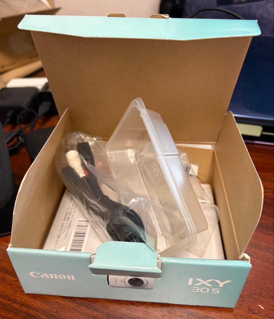 【本体なし・空箱】Canon IXY 30S ホワイト 説明書・付属品セット — image 2