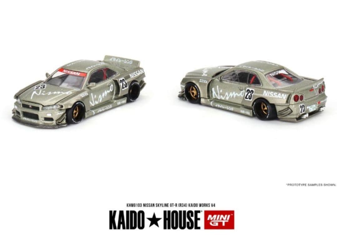 MINI GT x 街道はうす 日産 スカイライン GT-R R34 翡翠 V4 — image 5