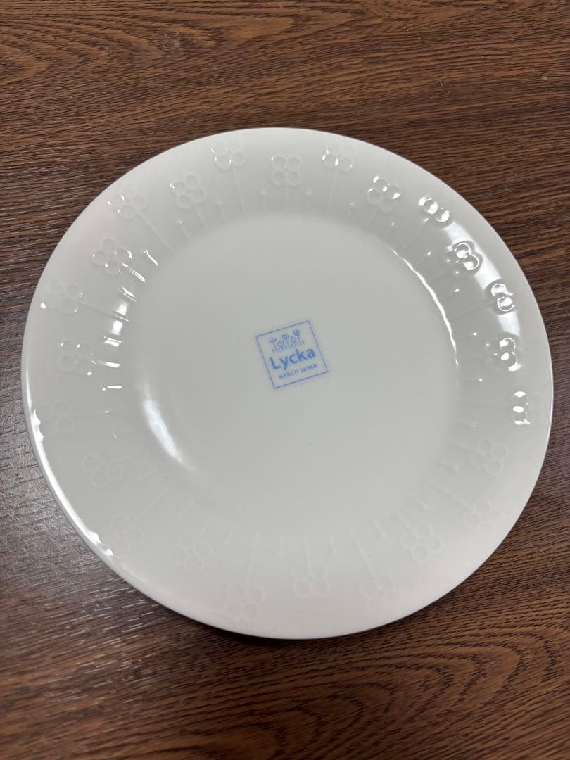 Lycka 花模様 陶器皿 5枚セット — image 3