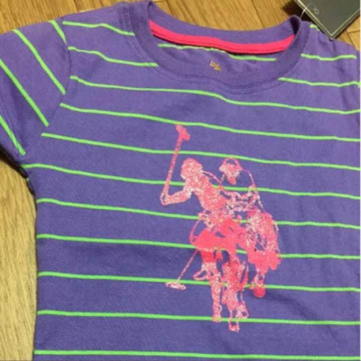 US.POLO新品キッズTシャツ ボーダー 95cm — image 2