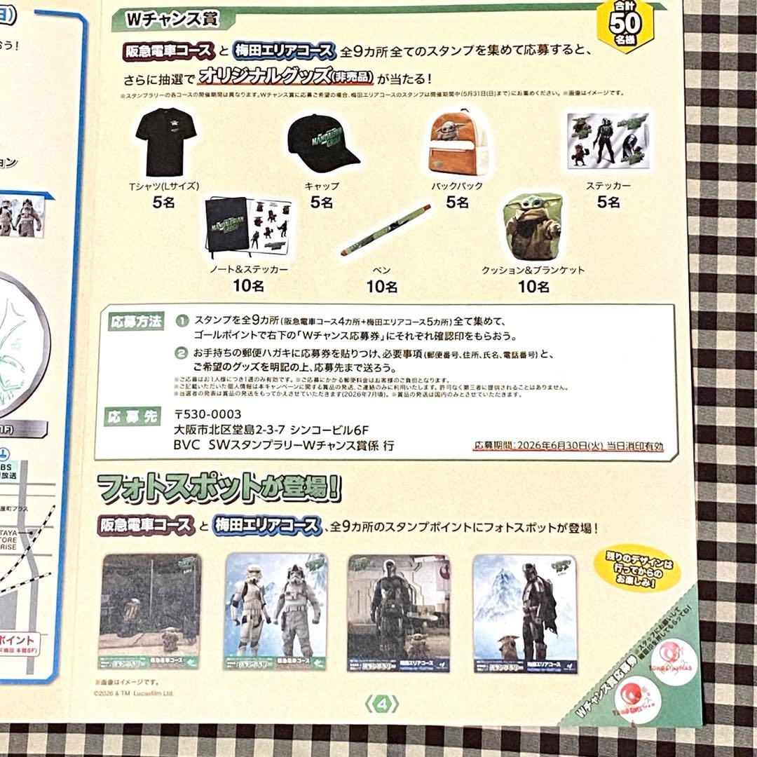 マンダロリアン アンド グローグー アクリルキーホルダー スタンプラリー 応募券 — image 2