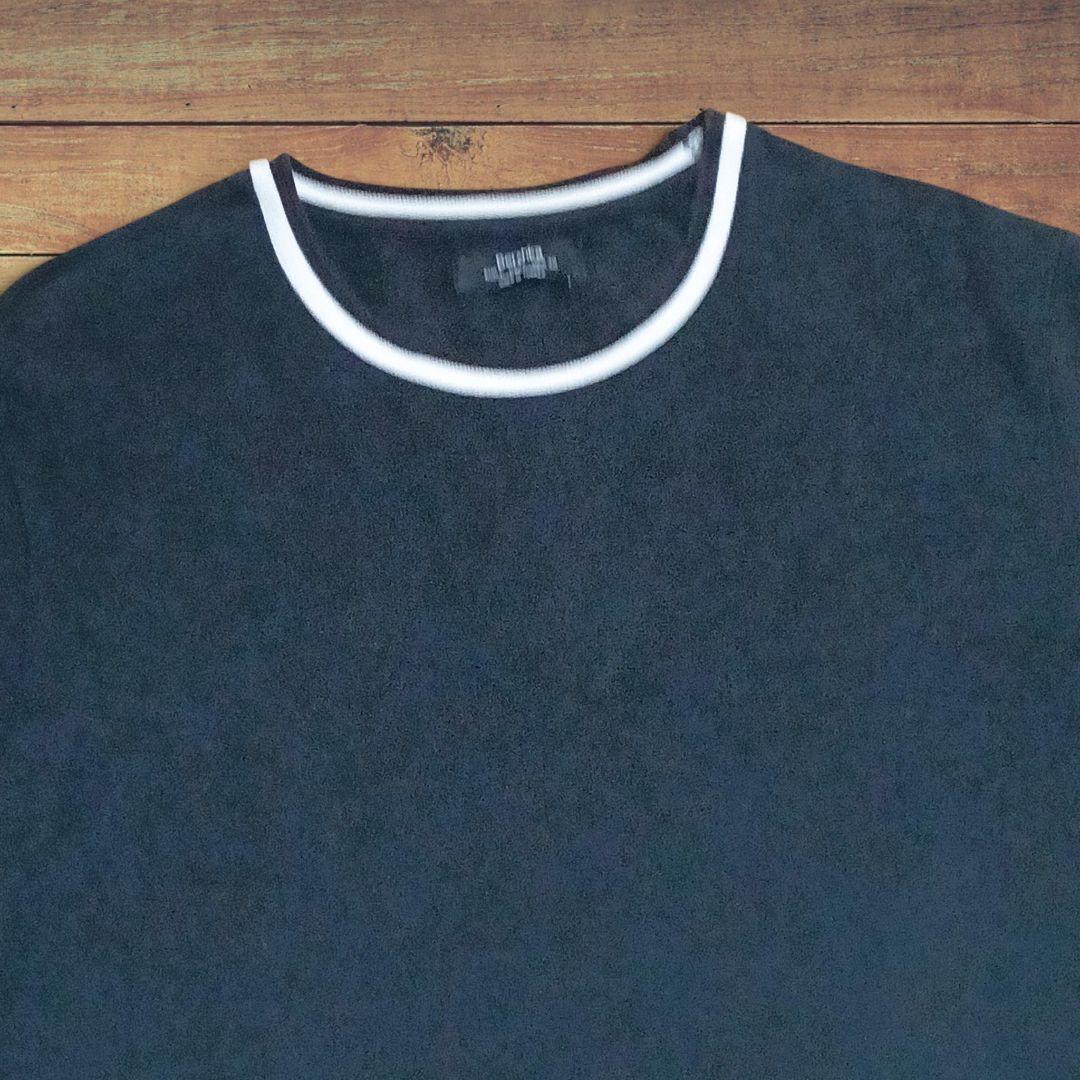 ベルシュカ 鹿の子リンガーTシャツ 黒 L — image 3