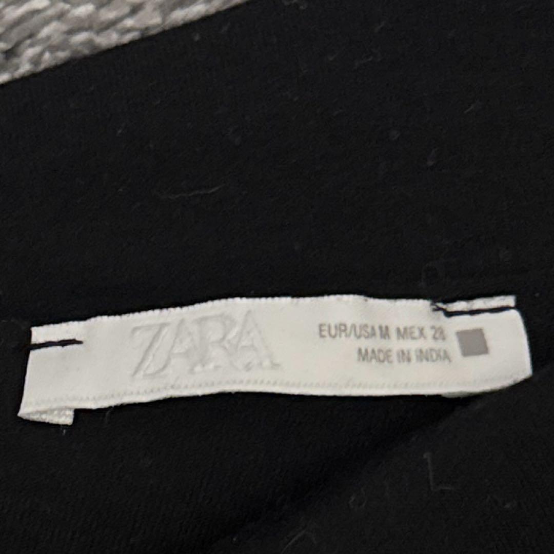 ZARA オフショル　トップス　ブラック　カットソー — image 2
