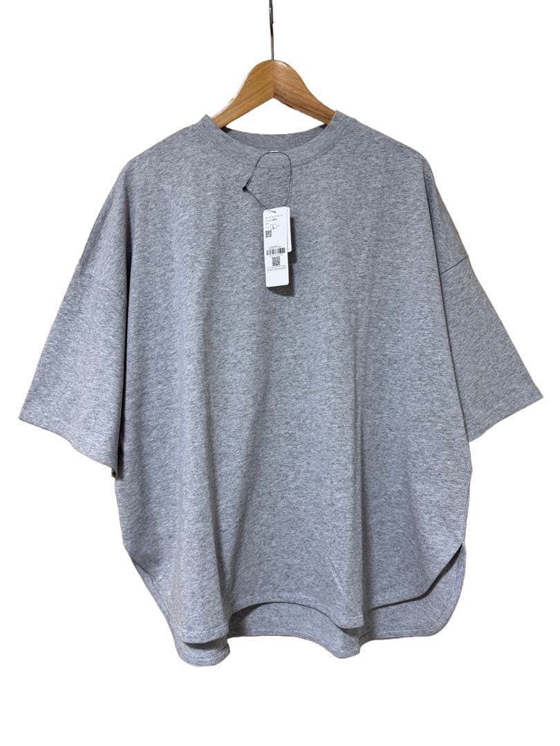 新品タグ付きcoca 廃盤カラー５分袖ビッグTシャツ 杢グレーL — image 2