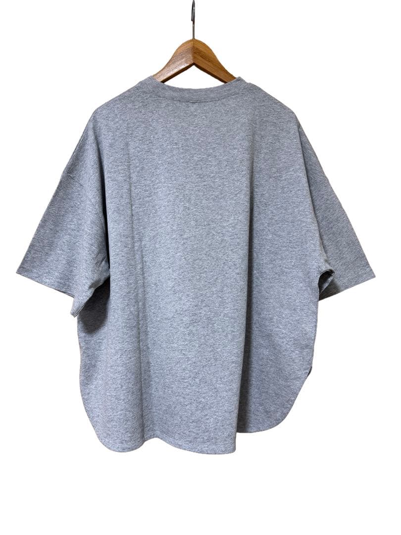 新品タグ付きcoca 廃盤カラー５分袖ビッグTシャツ 杢グレーL — image 3