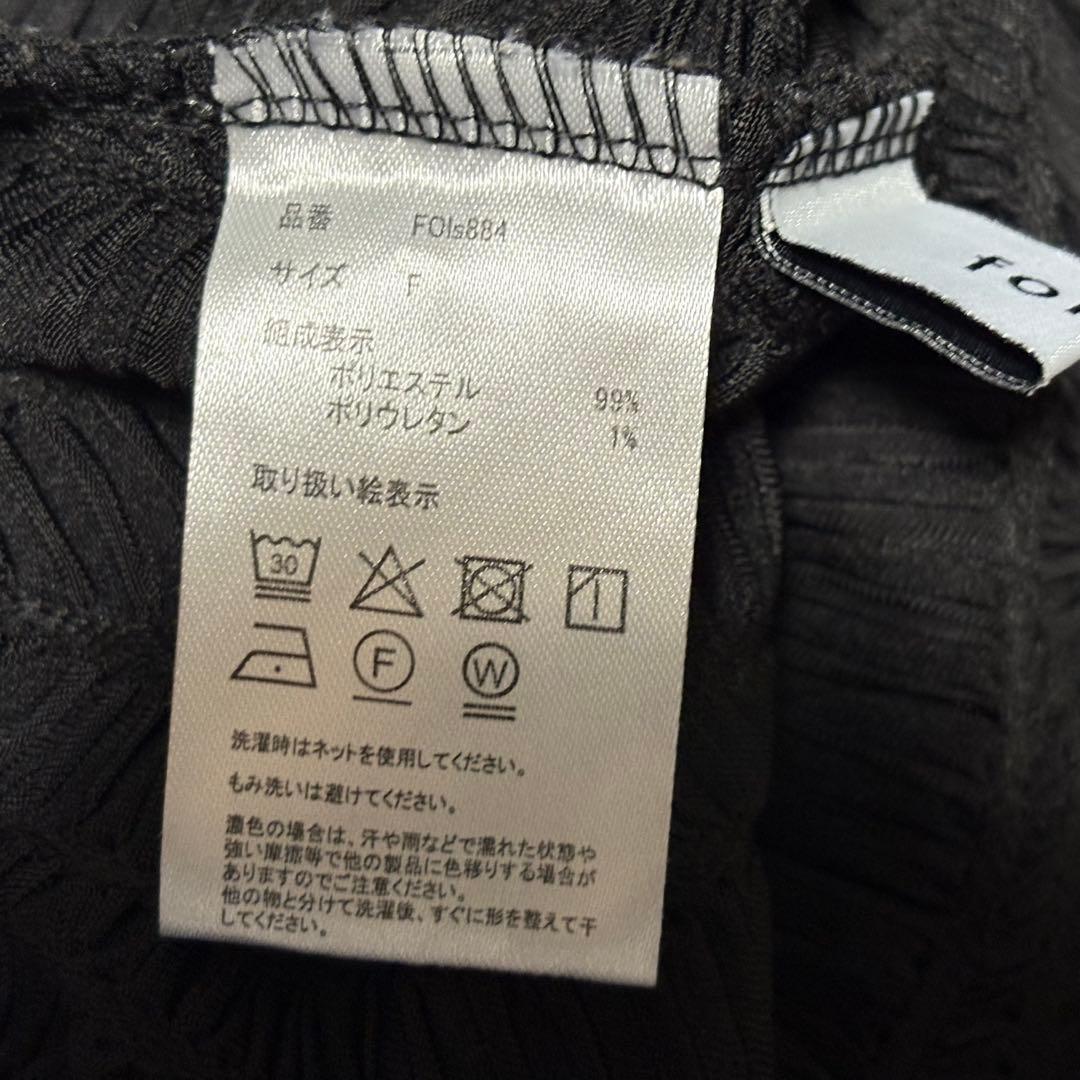 forksy. フォルクシー　レディース　長袖Tシャツ 長袖　薄手　黒 — image 4