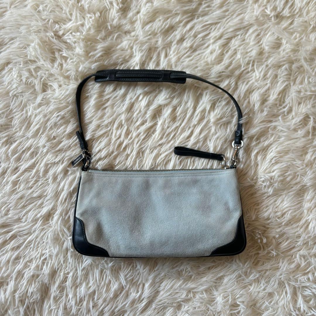 coach アクセサリーポーチ　スエード　ワンショルダー　y2k — image 2
