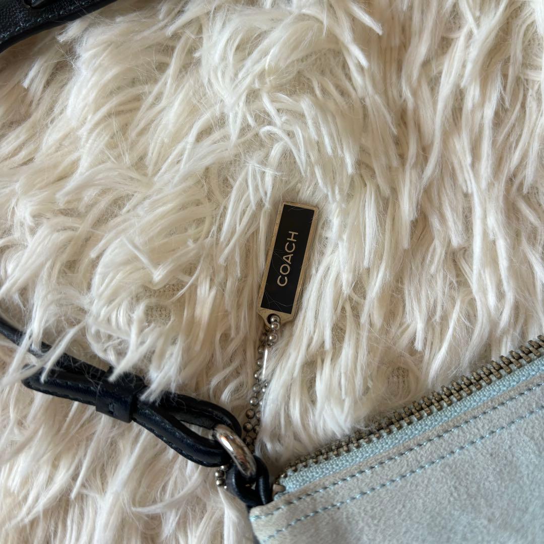 coach アクセサリーポーチ　スエード　ワンショルダー　y2k — image 3