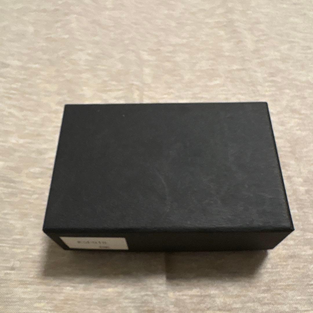 新品未使用　黒いボタン型カフリンクス 箱付き — image 4