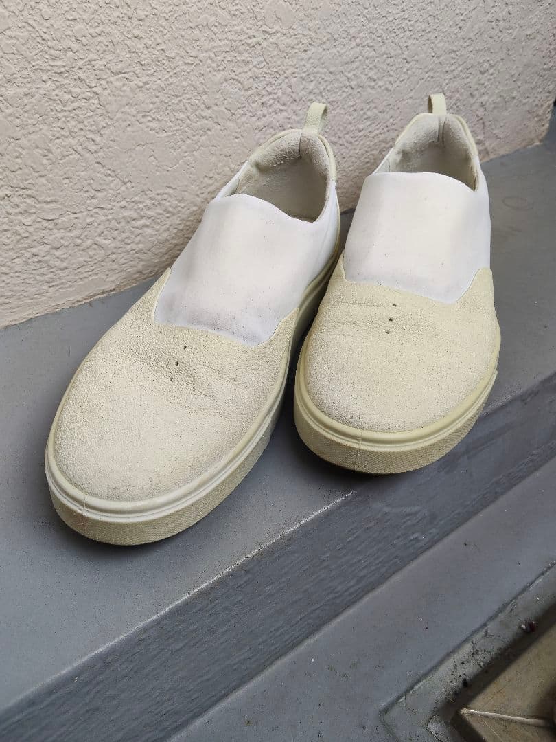 希少　ミノトール×ECCO ゴアテックス スリッポン 白 41 コラボ — image 2