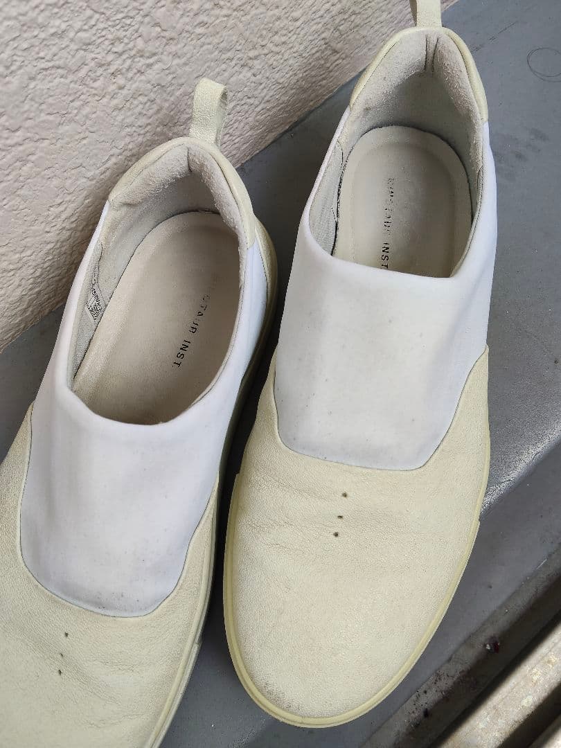 希少　ミノトール×ECCO ゴアテックス スリッポン 白 41 コラボ — image 5