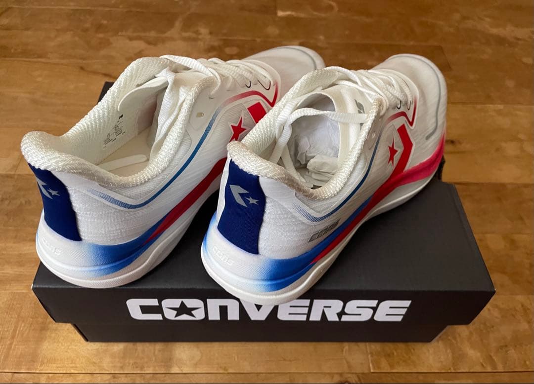 CONVERSE RUNDUAL II ホワイト×赤×青（トリコロール）25.5 — image 2
