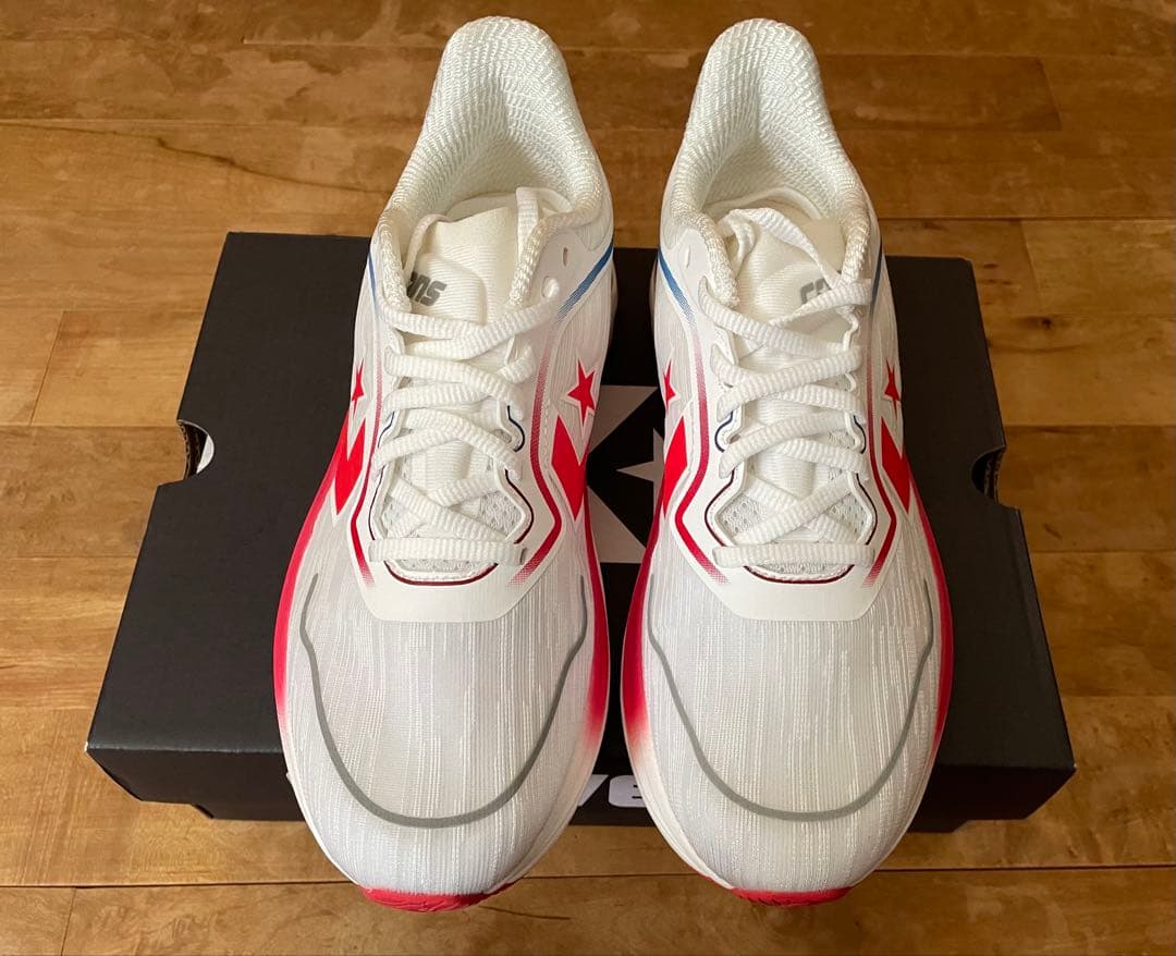 CONVERSE RUNDUAL II ホワイト×赤×青（トリコロール）25.5 — image 3