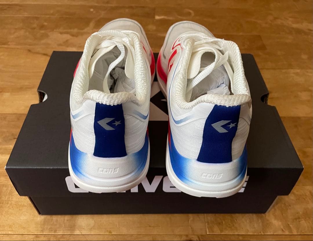 CONVERSE RUNDUAL II ホワイト×赤×青（トリコロール）25.5 — image 4