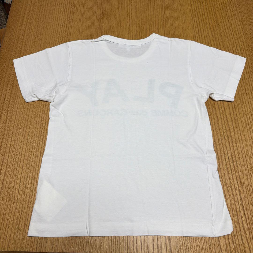 コムデギャルソン Tシャツ M 白 半袖 PLAY 夏 — image 4