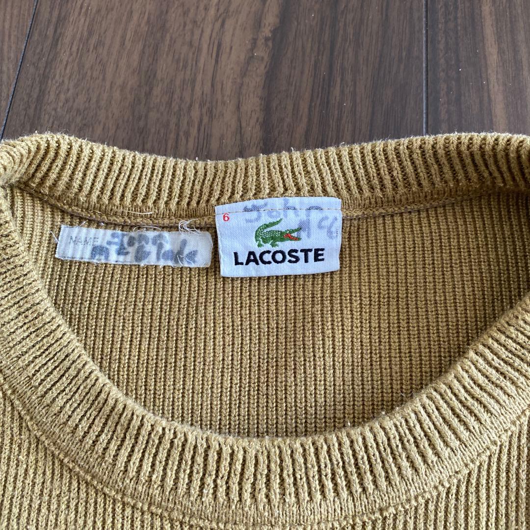 LACOSTE ベージュ ニットセーター サイズ6 — image 3