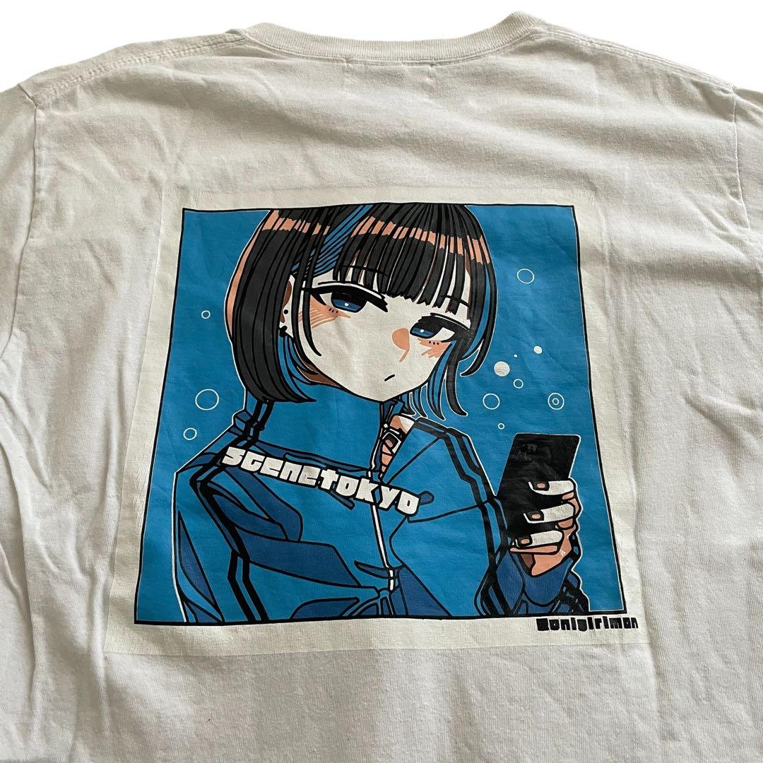 SCENE TOKYO onigiriman グラフィックTシャツ　ホワイト — image 4