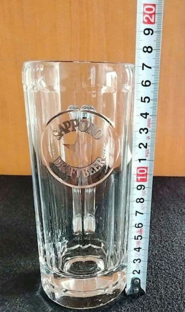 【希少価値】SAPPORO ビールジョッキ 2個セット　未使用品　レトロ — image 4