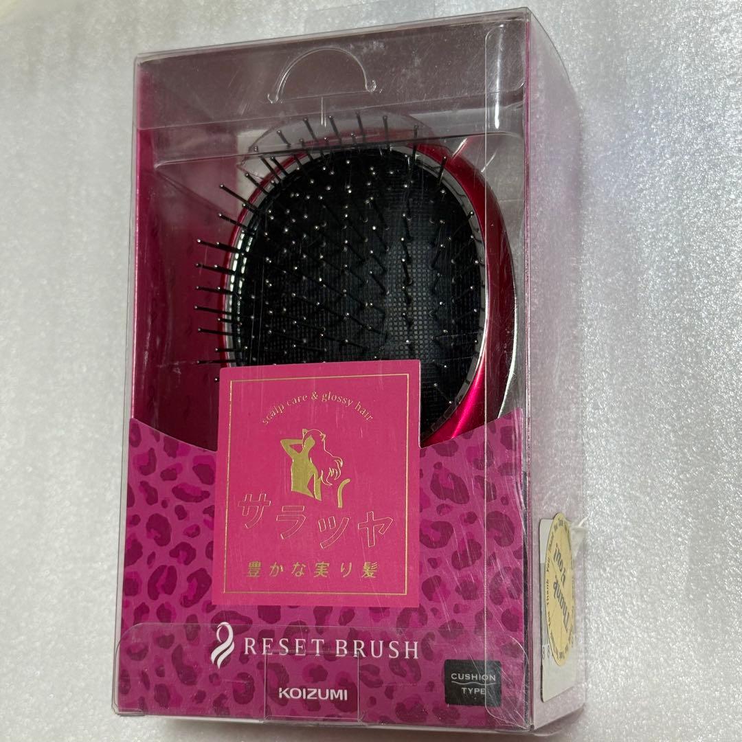 【新品】リセットブラシ 小泉 KOIZUMI ピンク迷彩 クッションタイプ — image 2