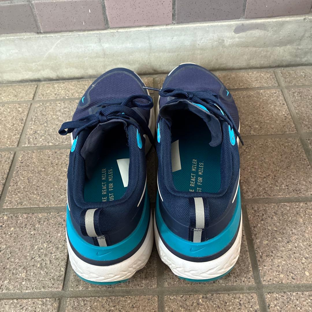 NIKE React Miler ネイビー ランニングシューズ 27.5cm — image 3
