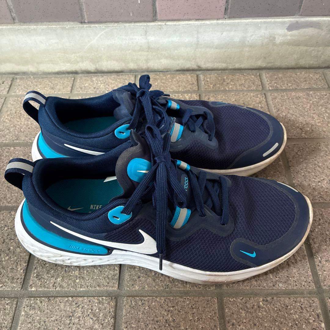NIKE React Miler ネイビー ランニングシューズ 27.5cm — image 4