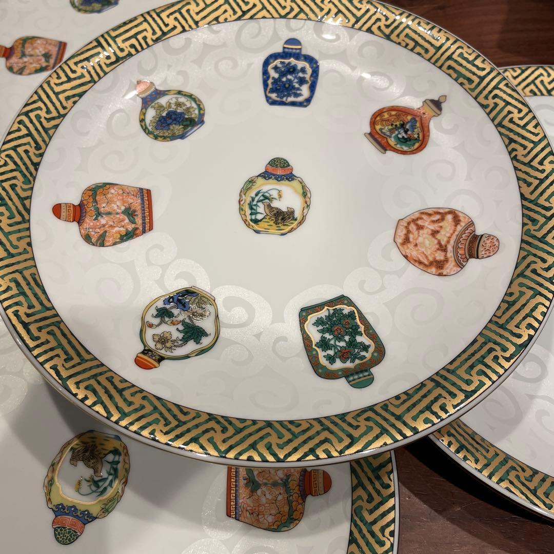 前畑 チャイナシーズ2 平皿4枚セット 未使用 — image 2