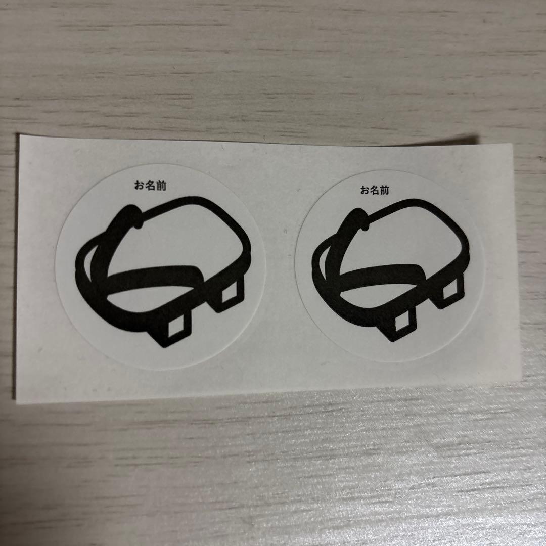 昭和レトロ　温泉ステッカー　お名前シール　２枚×3セット — image 4