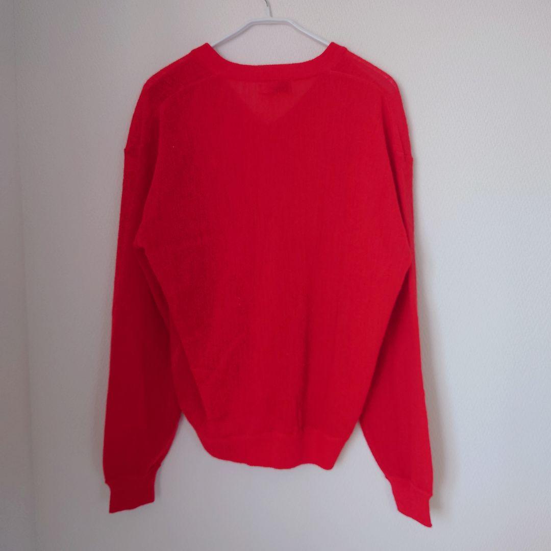 GrandSlam MUNSINGWEAR（ 薄手）長袖ニット赤　ウール混　L — image 5