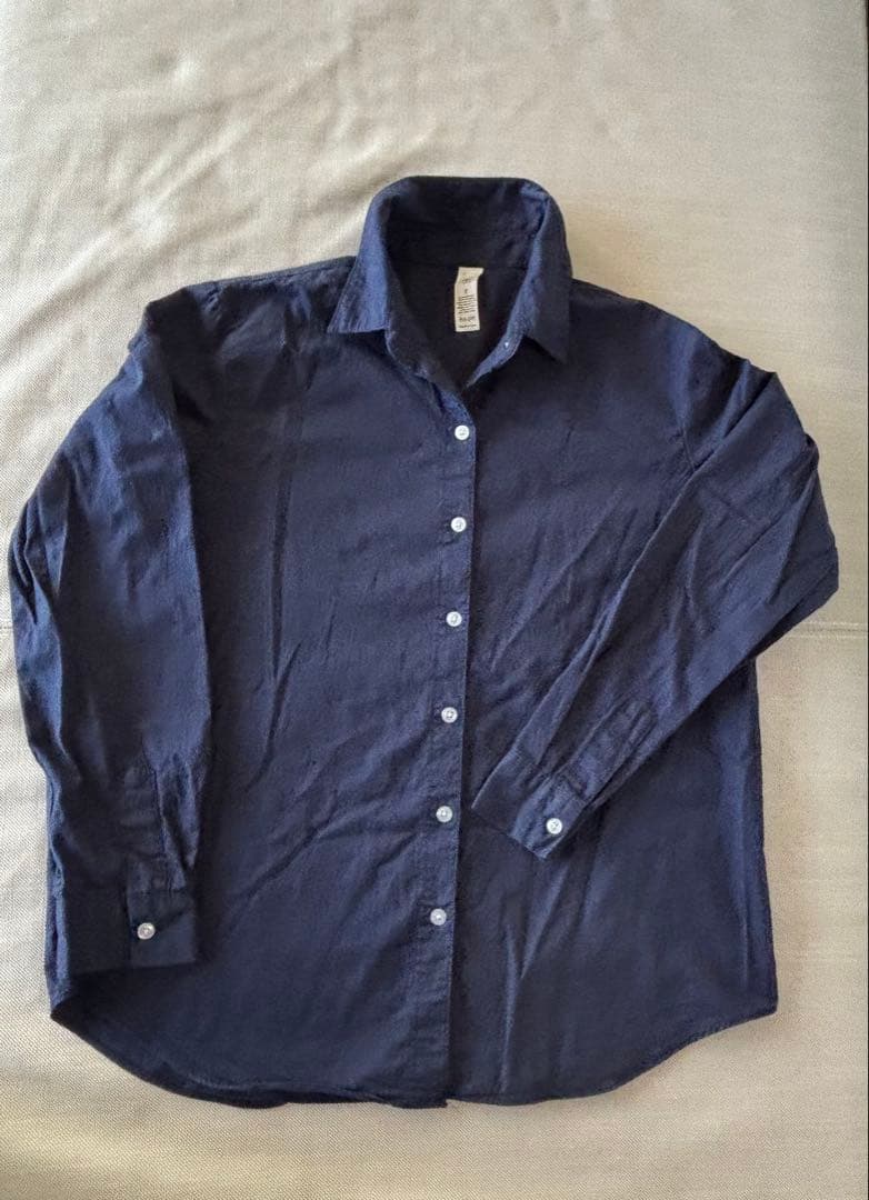 ネイビー　長袖シャツ — image 4