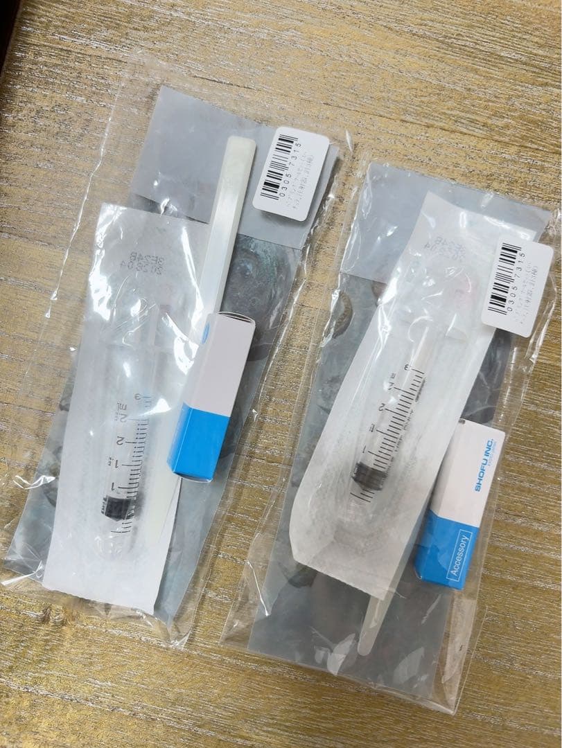 新品未使用【プレスト】バブルジェルネイル 注射器セット シリンダー — image 2