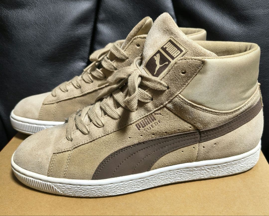 PUMA SUEDE ミッドカット スニーカー ベージュ — image 2