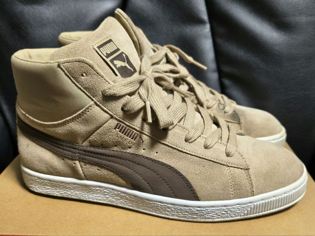 PUMA SUEDE ミッドカット スニーカー ベージュ — image 4