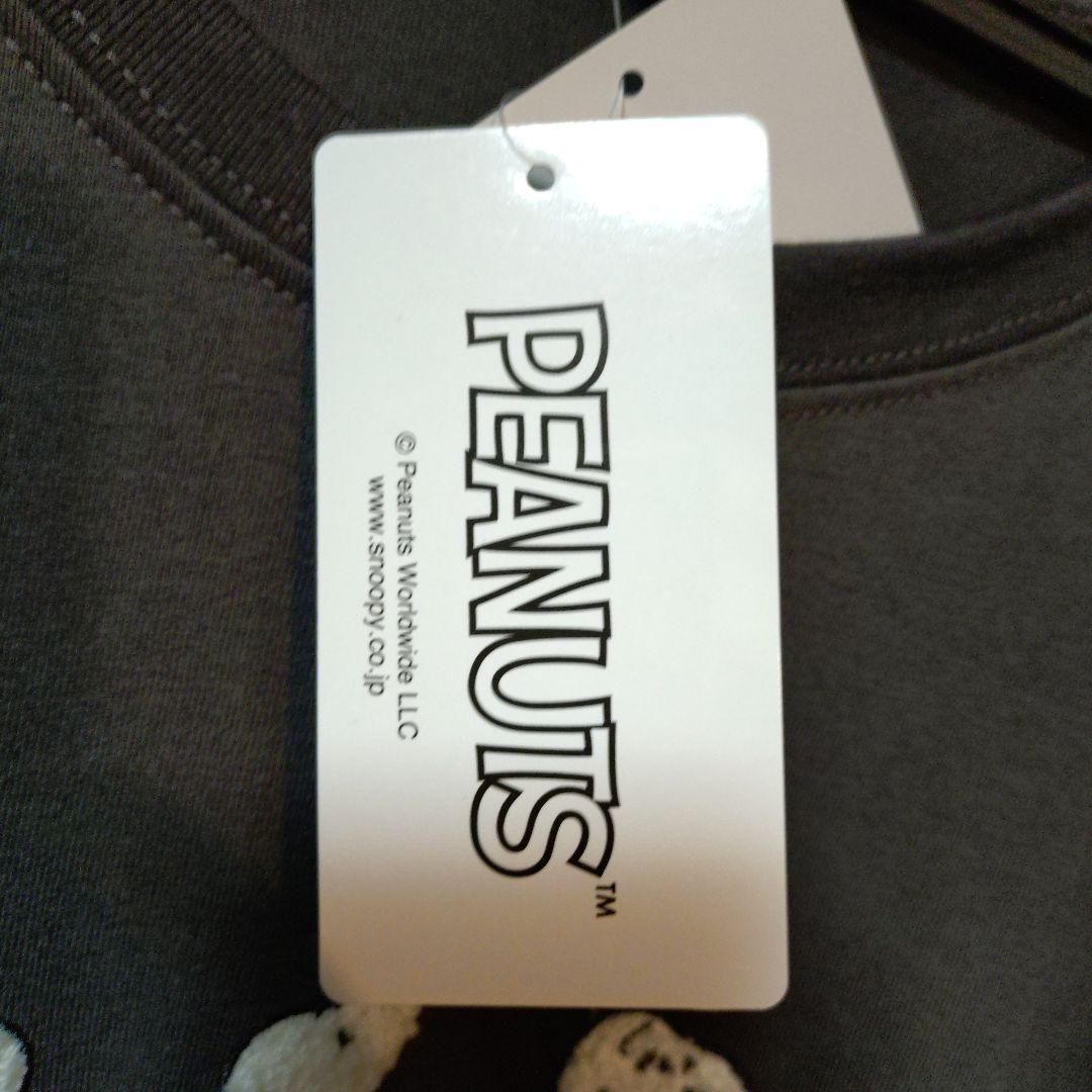 PEANUTS★スヌーピー( ・ ´｀(●)刺繍Tシャツ新品タグ付き4L — image 4
