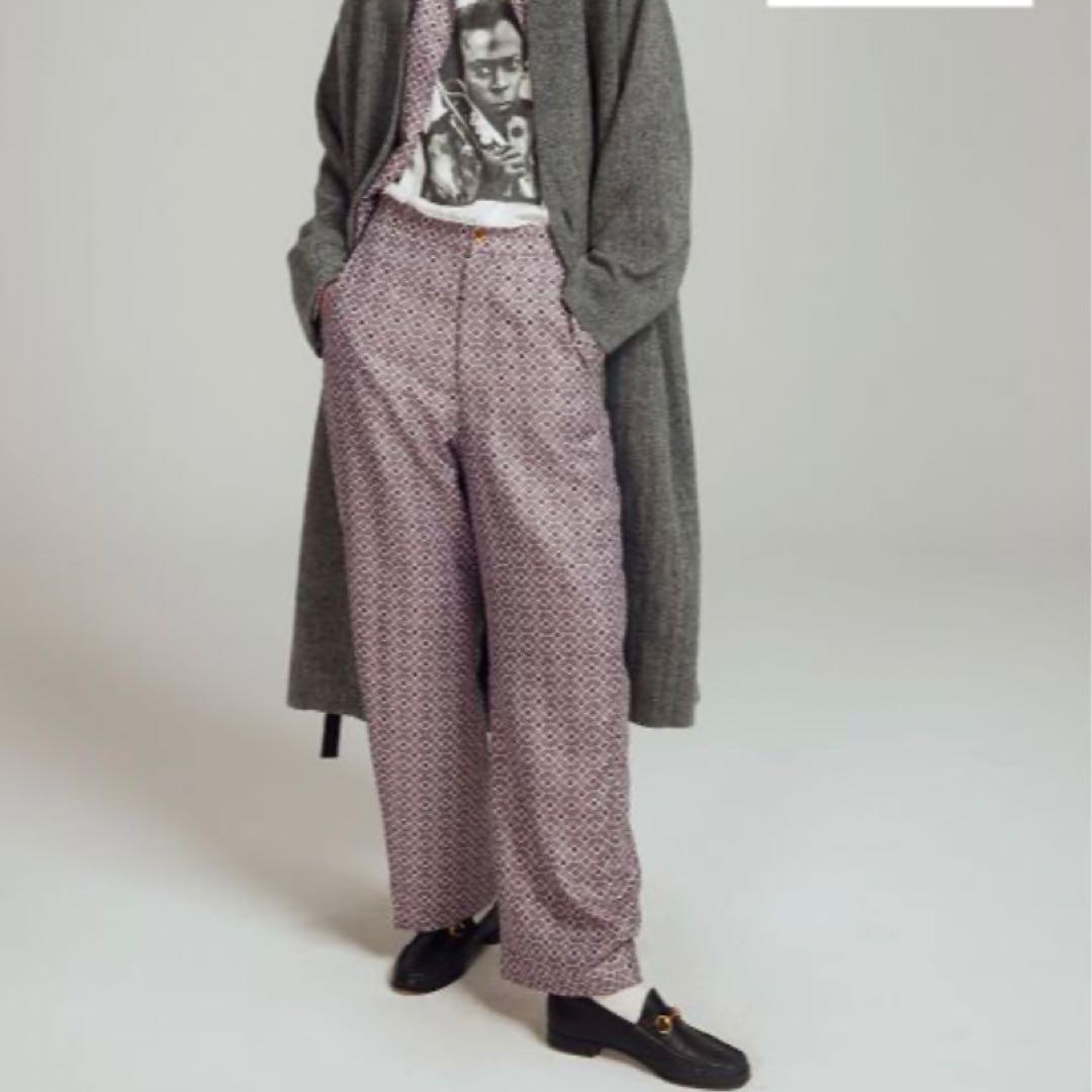 人気 未使用《6》SQUARE LINE PANTS(36)グレー ストレッチ — image 2