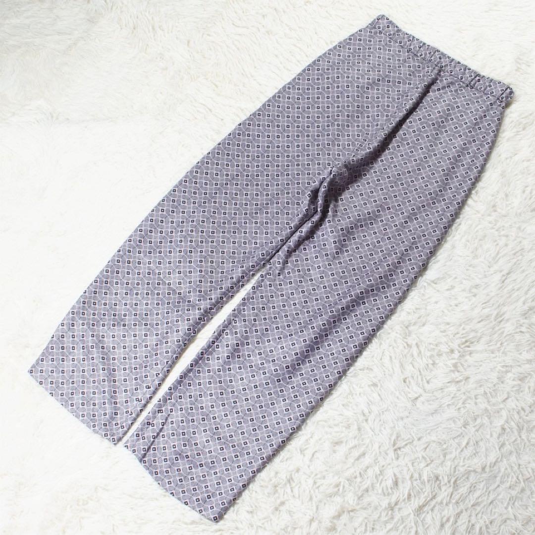 人気 未使用《6》SQUARE LINE PANTS(36)グレー ストレッチ — image 5