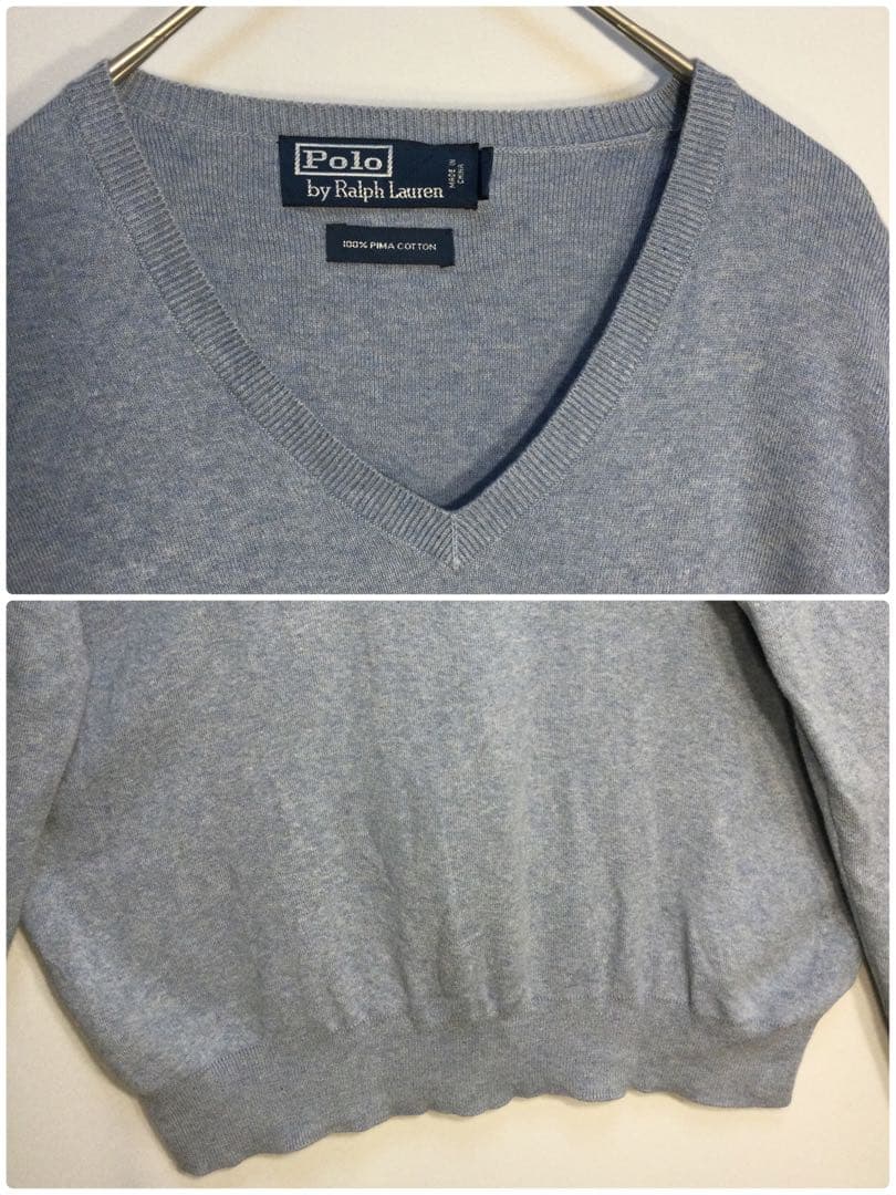メンズ　ピマコットン長袖　セーター　Polo by Ralph Lauren — image 5