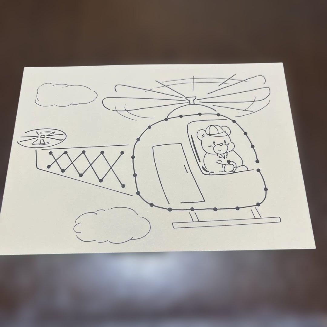③縫いさし用紙　ぬいさし　台紙　画用紙　カードセット　モンテッソーリ — image 3