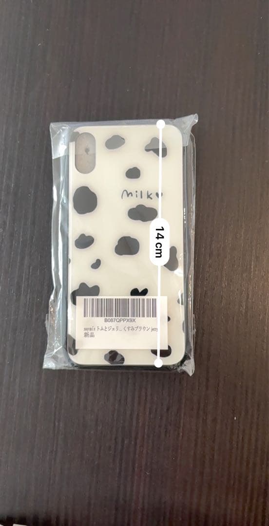 新品未使用　牛柄 iPhonexsケース Milk ケース　匿名配送 — image 3