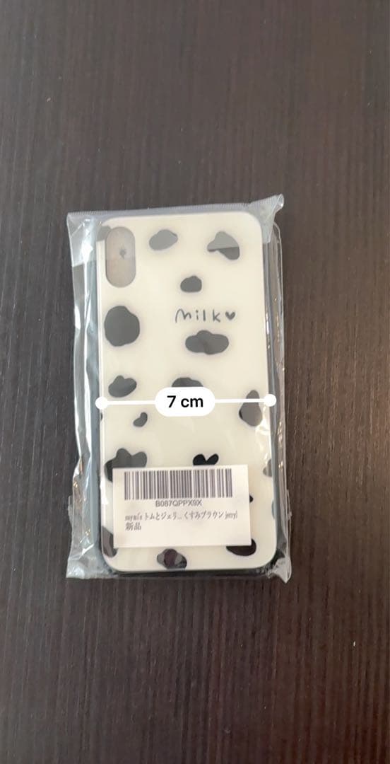 新品未使用　牛柄 iPhonexsケース Milk ケース　匿名配送 — image 4