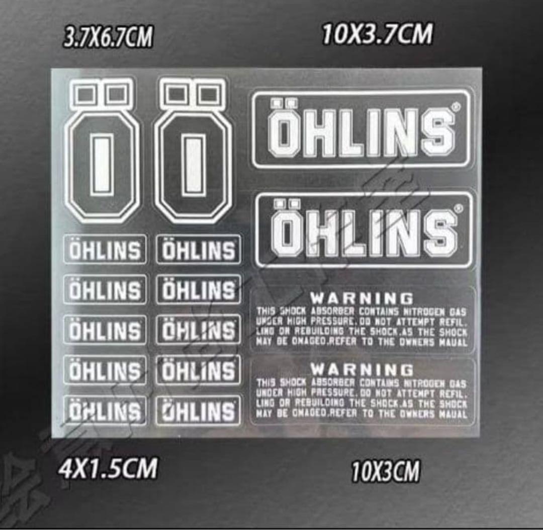 オーリンズ OHLINS ステッカー デカール — image 2