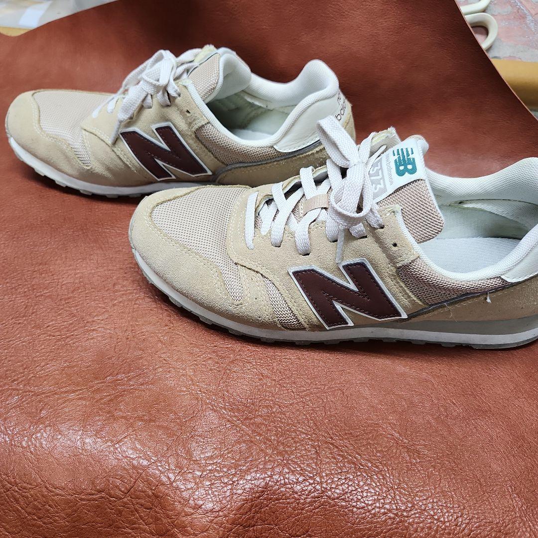New Balance 373 スニーカー ベージュ×ブラウン — image 2
