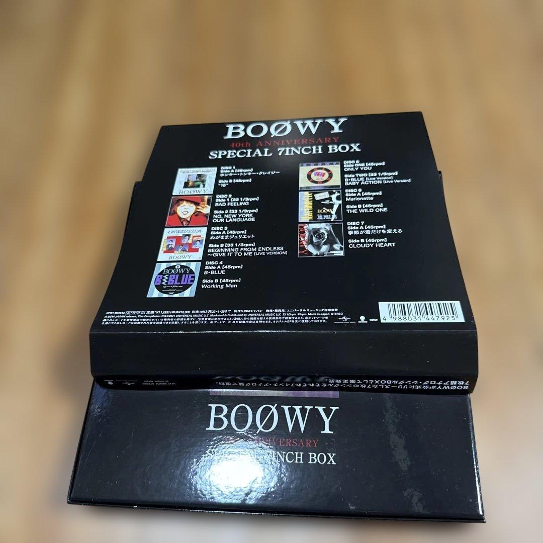 BOOWY 40th ANNIVERSARY SPECIAL 7INCH BOX — image 3