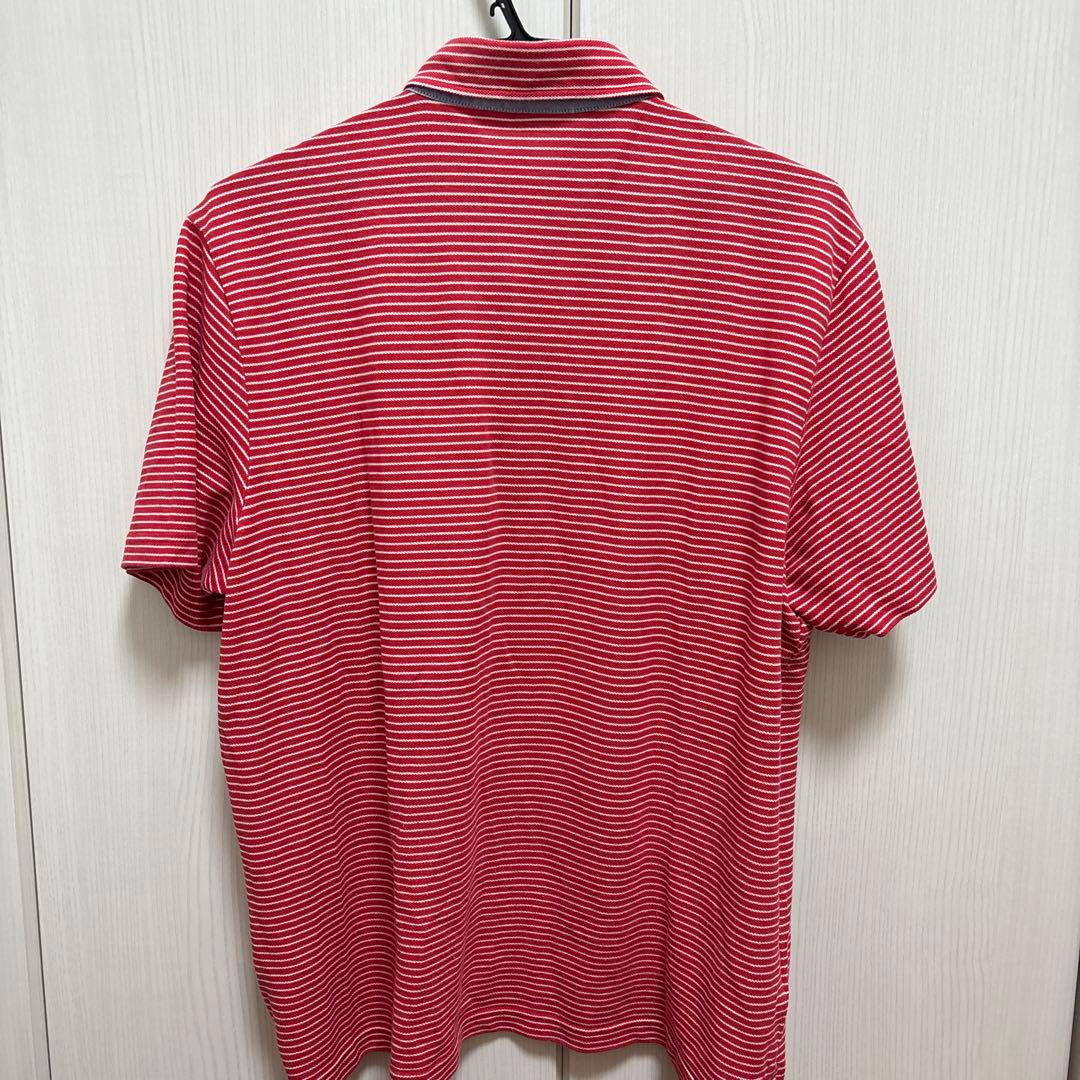 Crocodile ポロシャツ レッド ボーダー LL — image 3