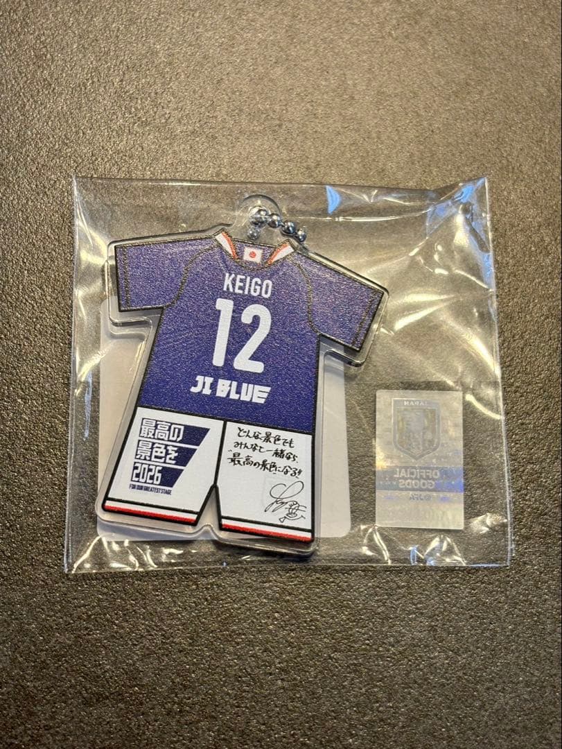 【匿名配送】JIBLUE 佐藤景瑚 アクリルキーホルダー サッカーJO1 — image 2