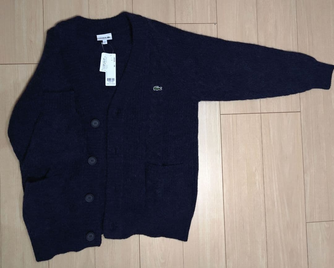 LACOSTE ネイビー カーディガン サイズ5 — image 2