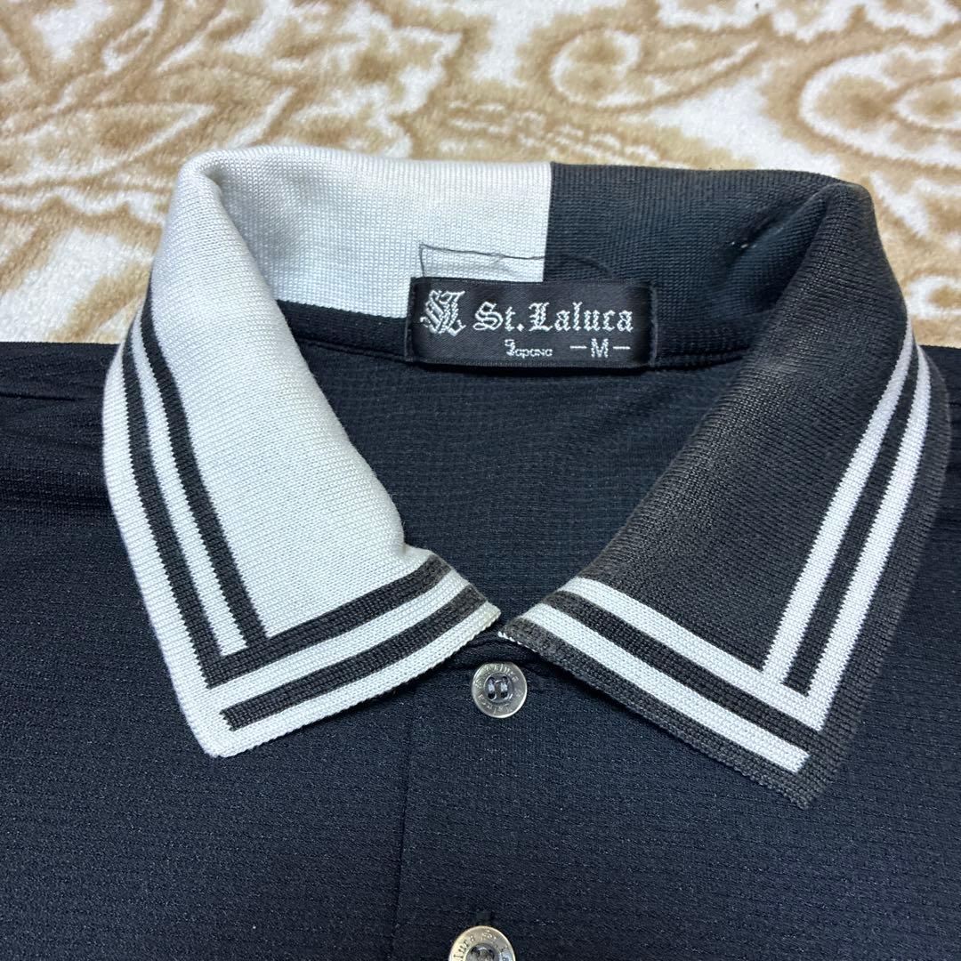 St.Laluca ポロシャツ ブラック Mサイズ — image 4