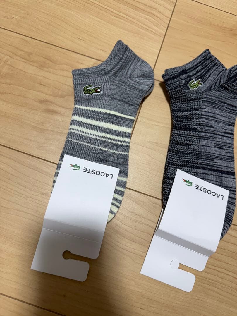 LACOSTE ラコステ アンクルソックス 4足セット 特価品 一着限リ — image 2