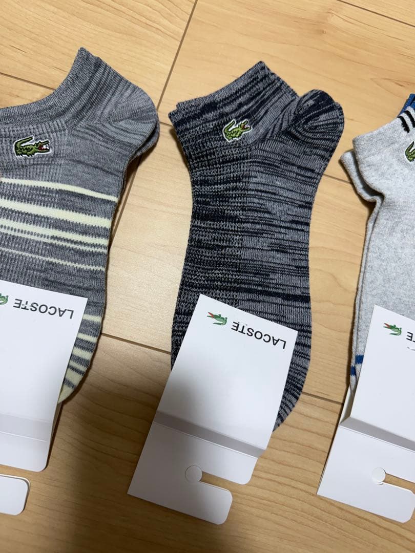 LACOSTE ラコステ アンクルソックス 4足セット 特価品 一着限リ — image 3