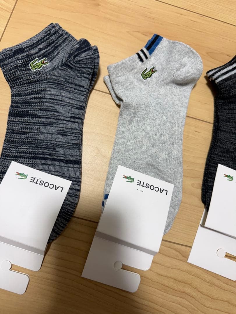 LACOSTE ラコステ アンクルソックス 4足セット 特価品 一着限リ — image 4